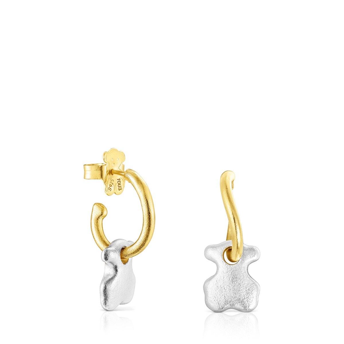 Pendientes oso bicolor Luah