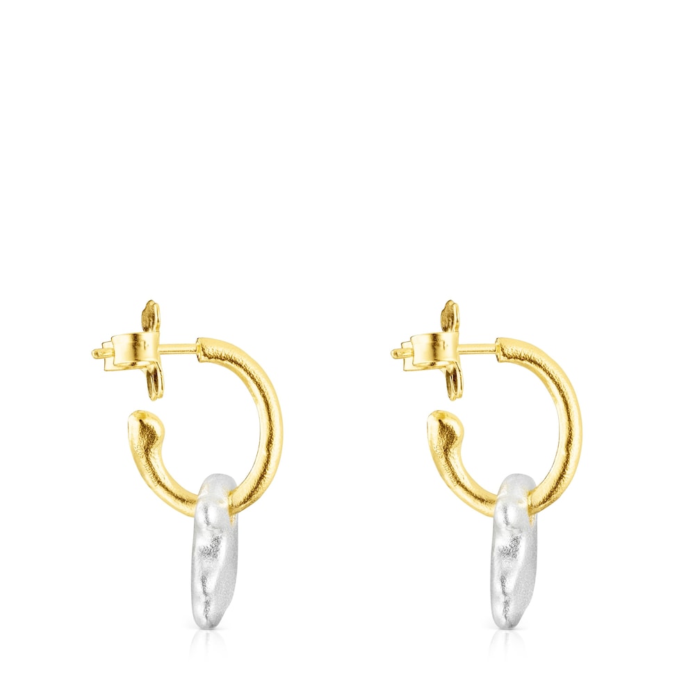 Two-tone Luah bear Earrings image number 1