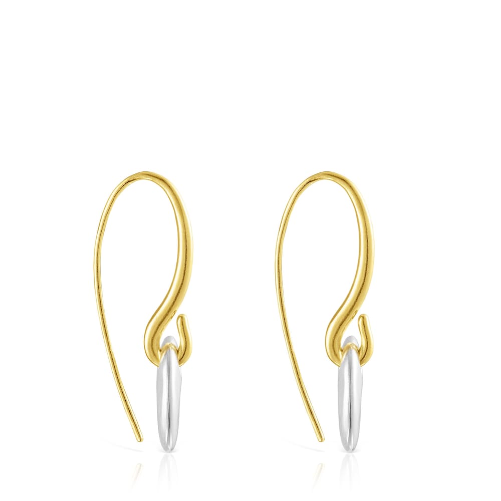 Brincos curtos lua Luah bicolor