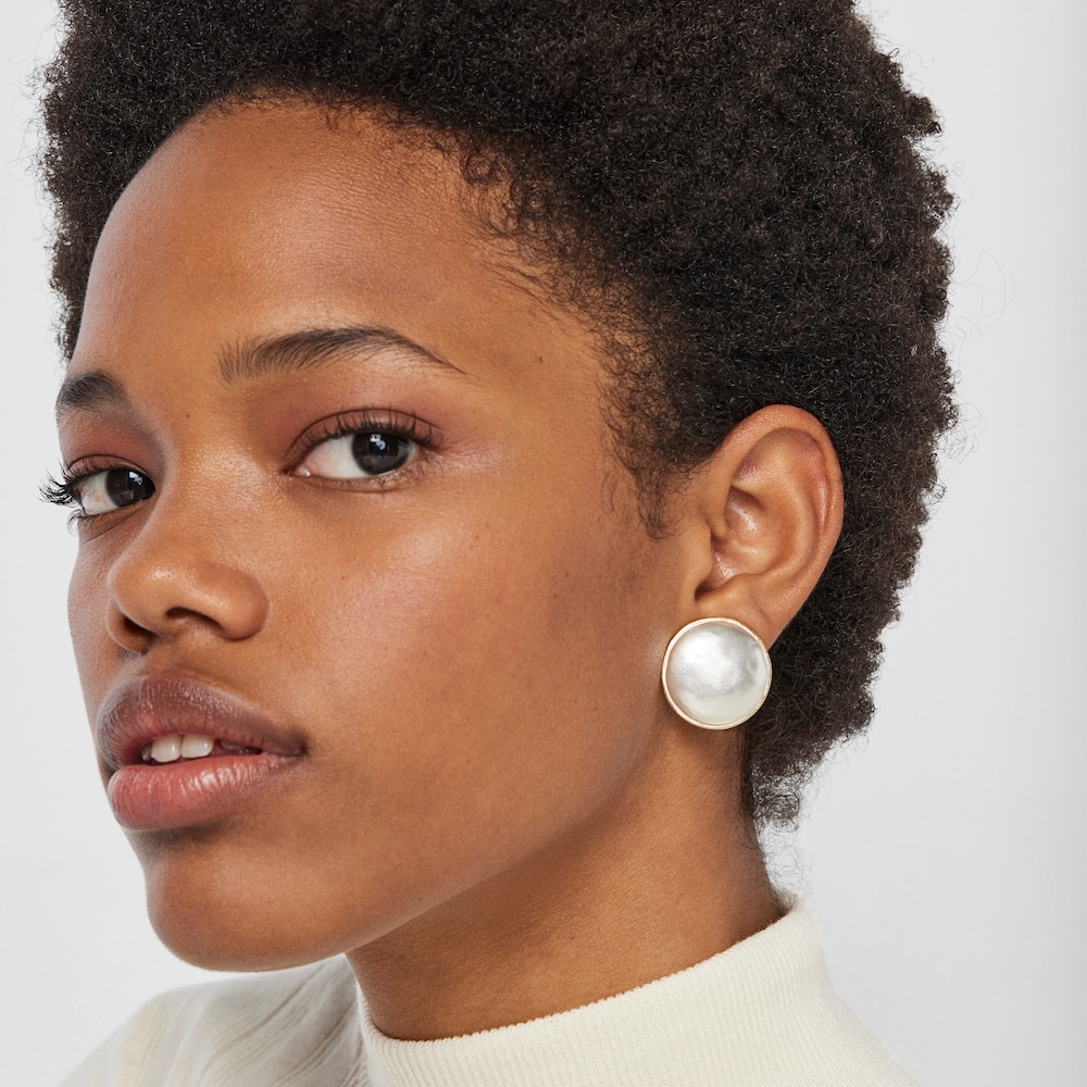 Pendientes luna bicolor Luah