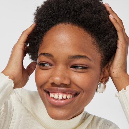 Two-tone Luah luna Earrings