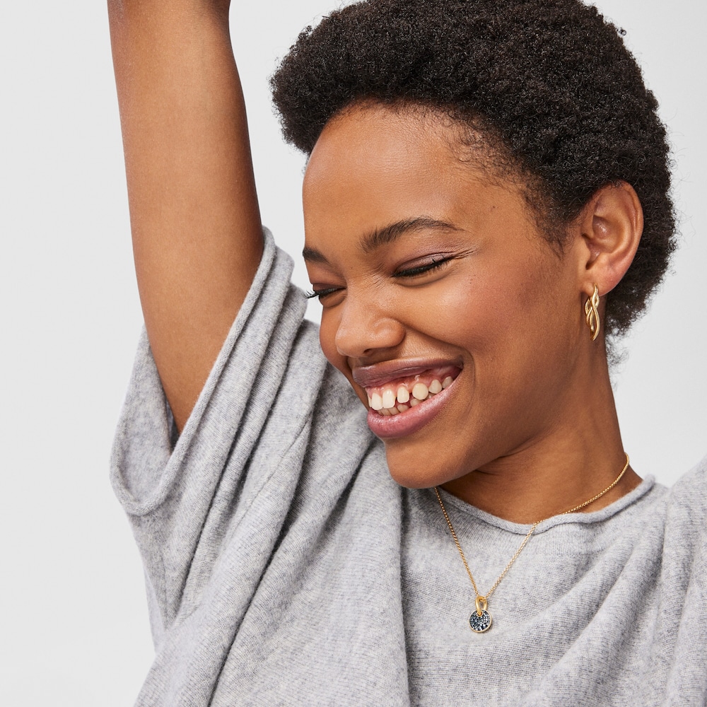 Tous Luah - Zawieszka z ż&oacute;łtego srebra Vermeil z szafirami