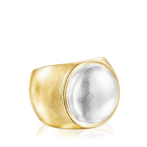Two-tone Luah luna Ring