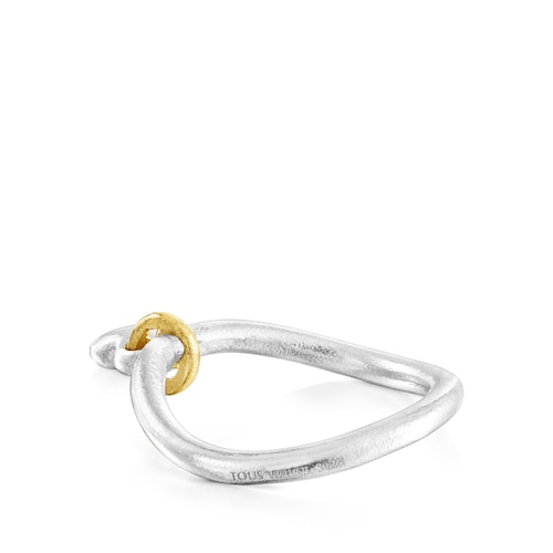 Two-tone Luah bear Ring