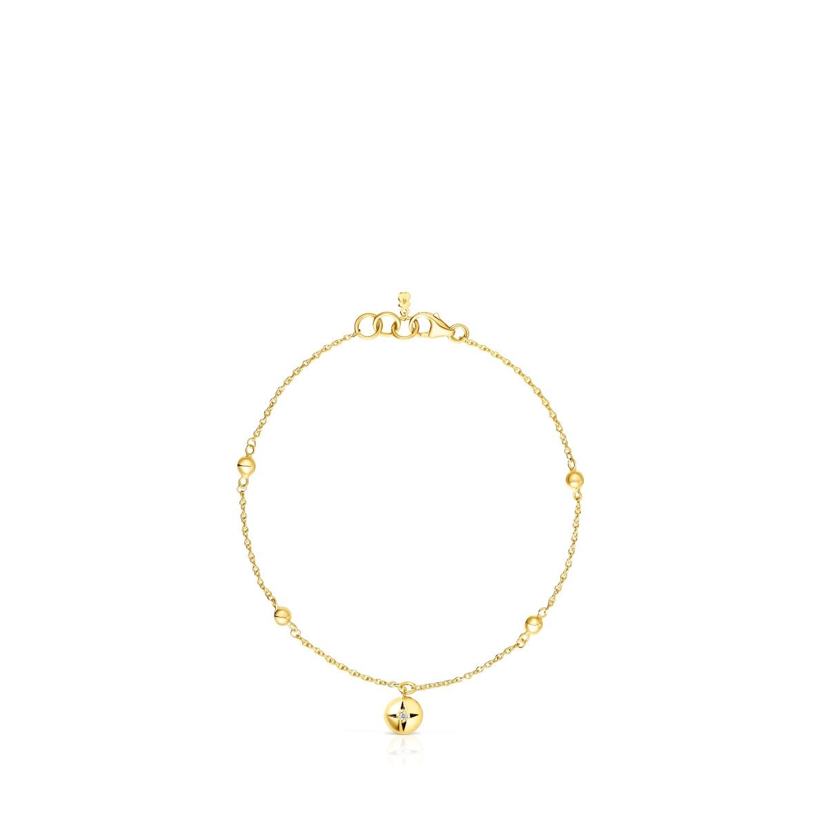 Gold Magic Nature Bracelet with diamonds
