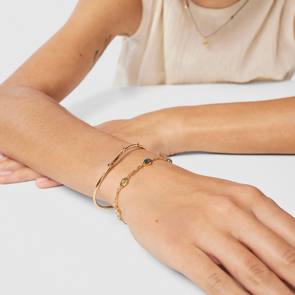 Bransoletka TOUS Magic Nature ze srebra Vermeil z kamieniami szlachetnymi