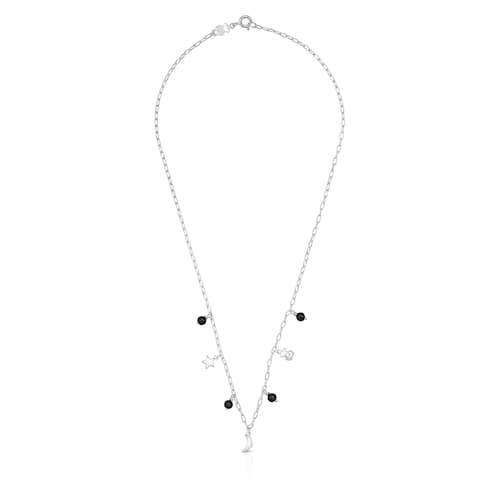 Collar de plata y onix Magic Nature