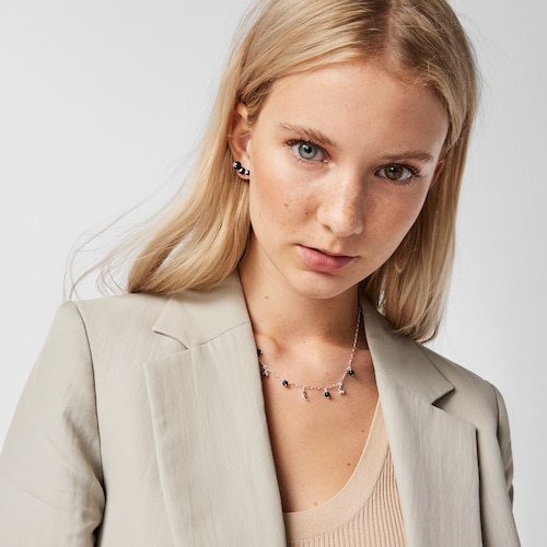 Collar de plata y onix Magic Nature