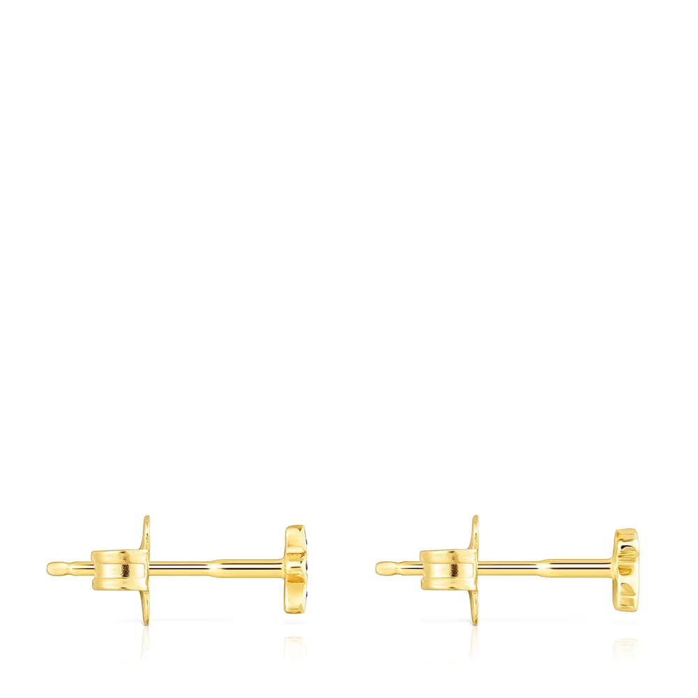 Tous Magic Nature &ndash; Sada n&aacute;u&scaron;nic ze žlut&eacute;ho stř&iacute;bra Vermeil s rub&iacute;ny, iolity a diamanty