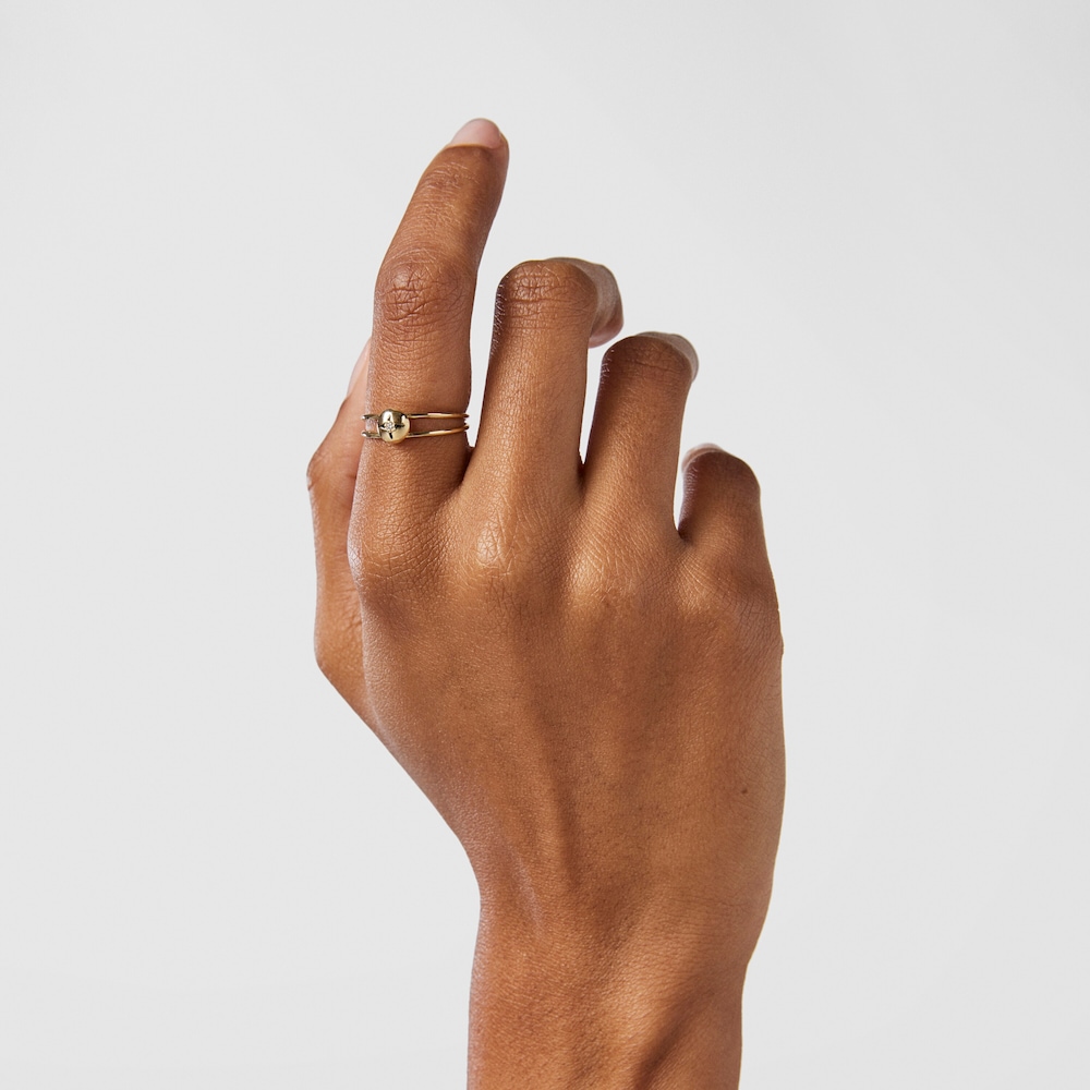 Anillo estrella de oro y diamantes Magic Nature image number 6