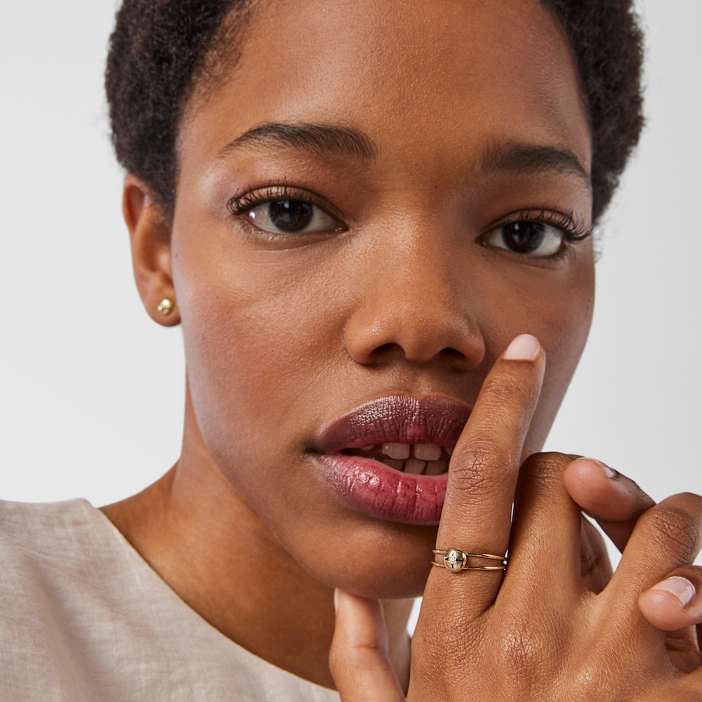 Anillo estrella de oro y diamantes Magic Nature