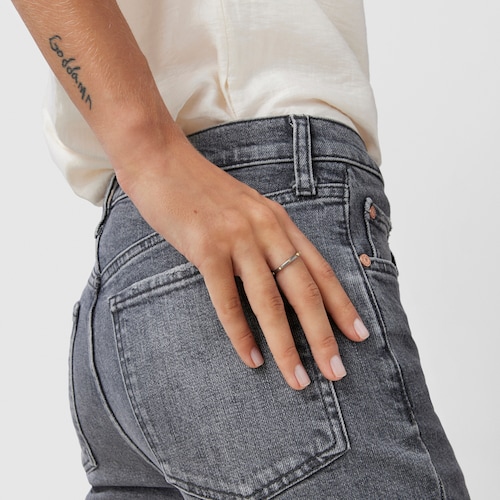 Anel aro Magic Nature em prata dark silver e diamantes