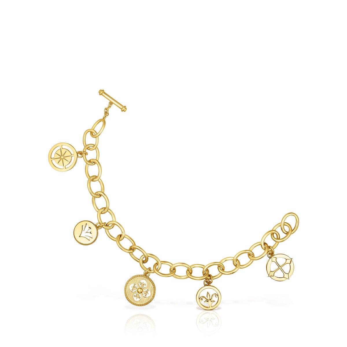 Tous - Pulsera Medallas Con Baño De Oro 18 Kt Sobre Plata Tamara Falcó X Tous - Dorado