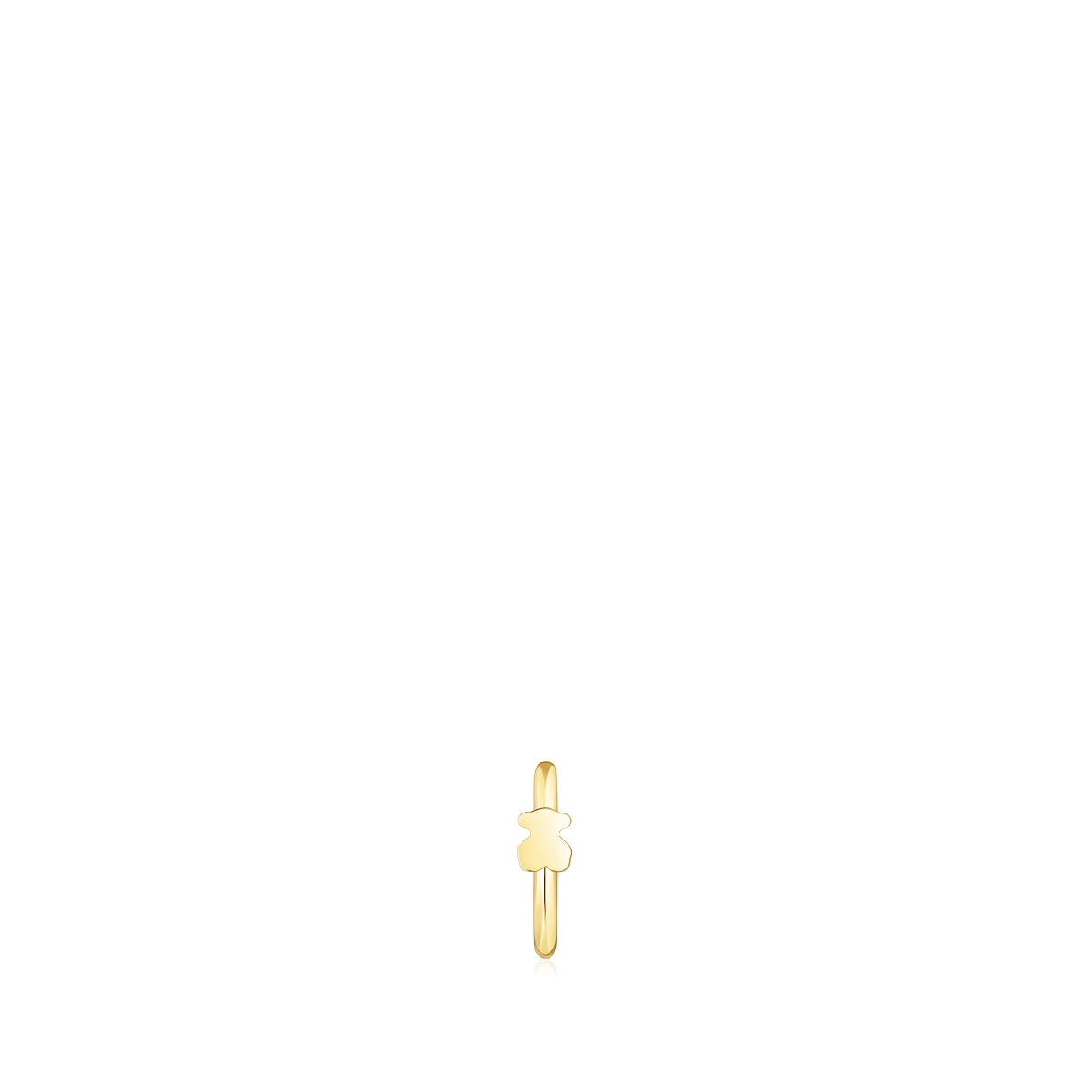 Gold TOUS Basics bear ear Piercing