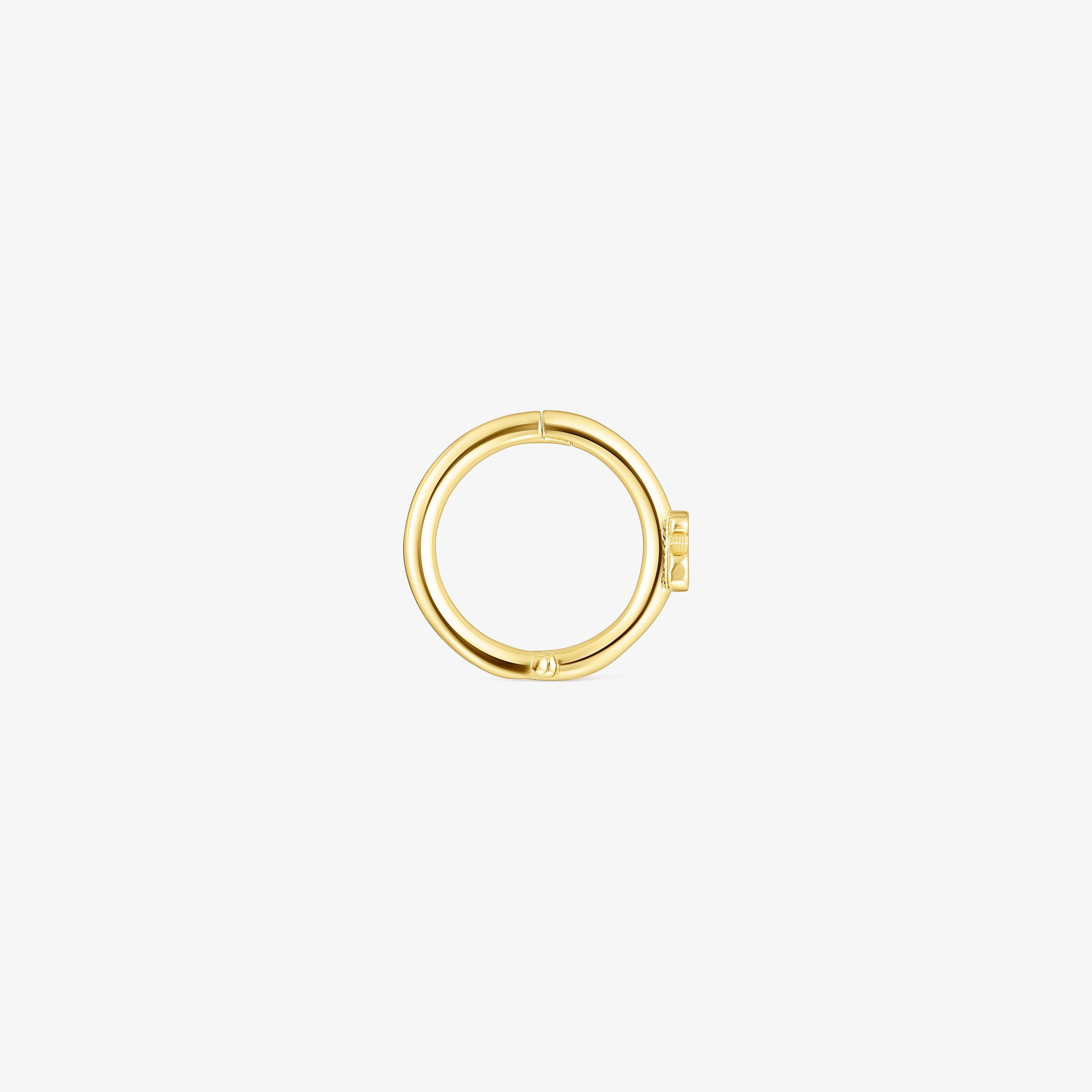 18K solid gold TOUS Basics bear ear Piercing