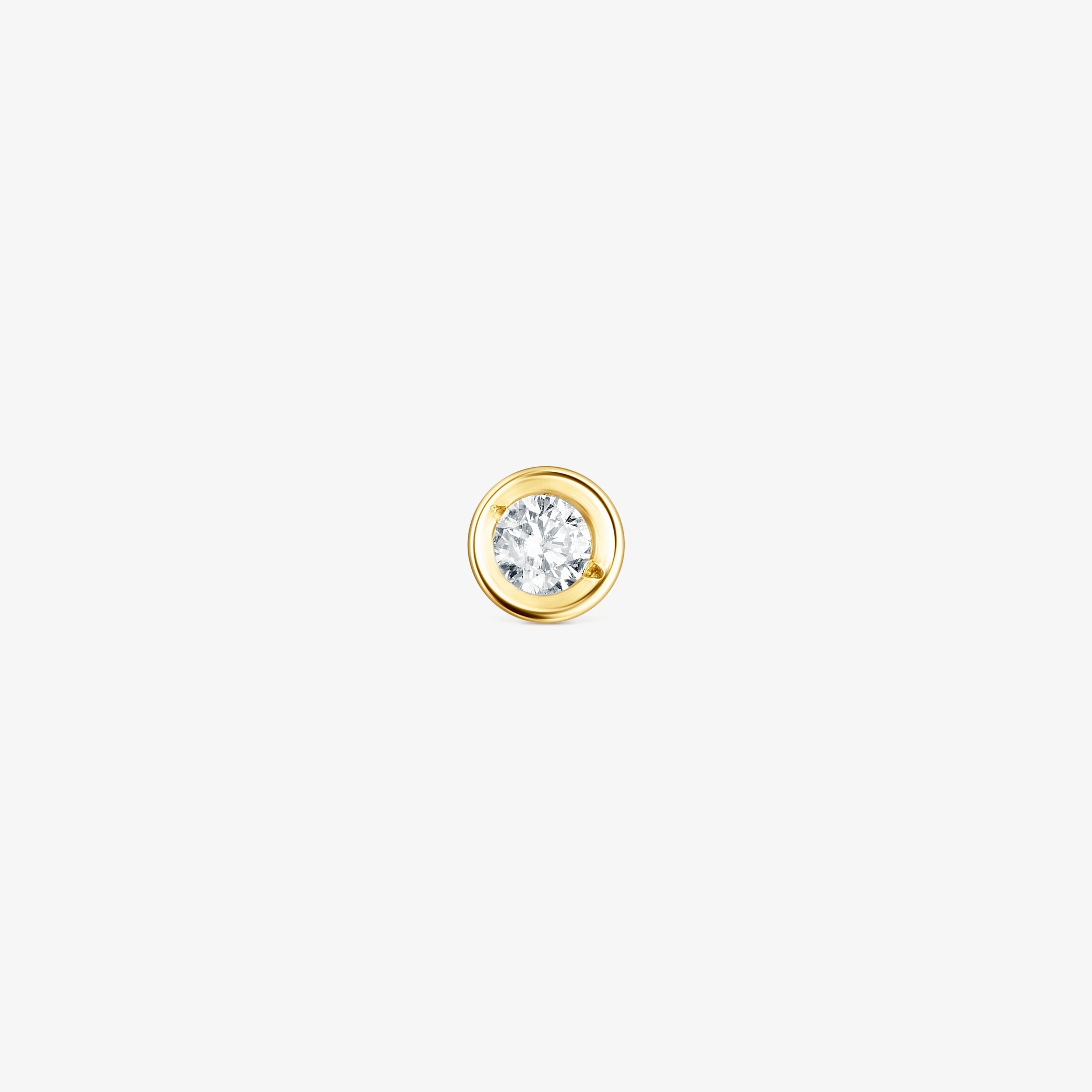 18K solid gold TOUS Basics ear Piercing with diamond