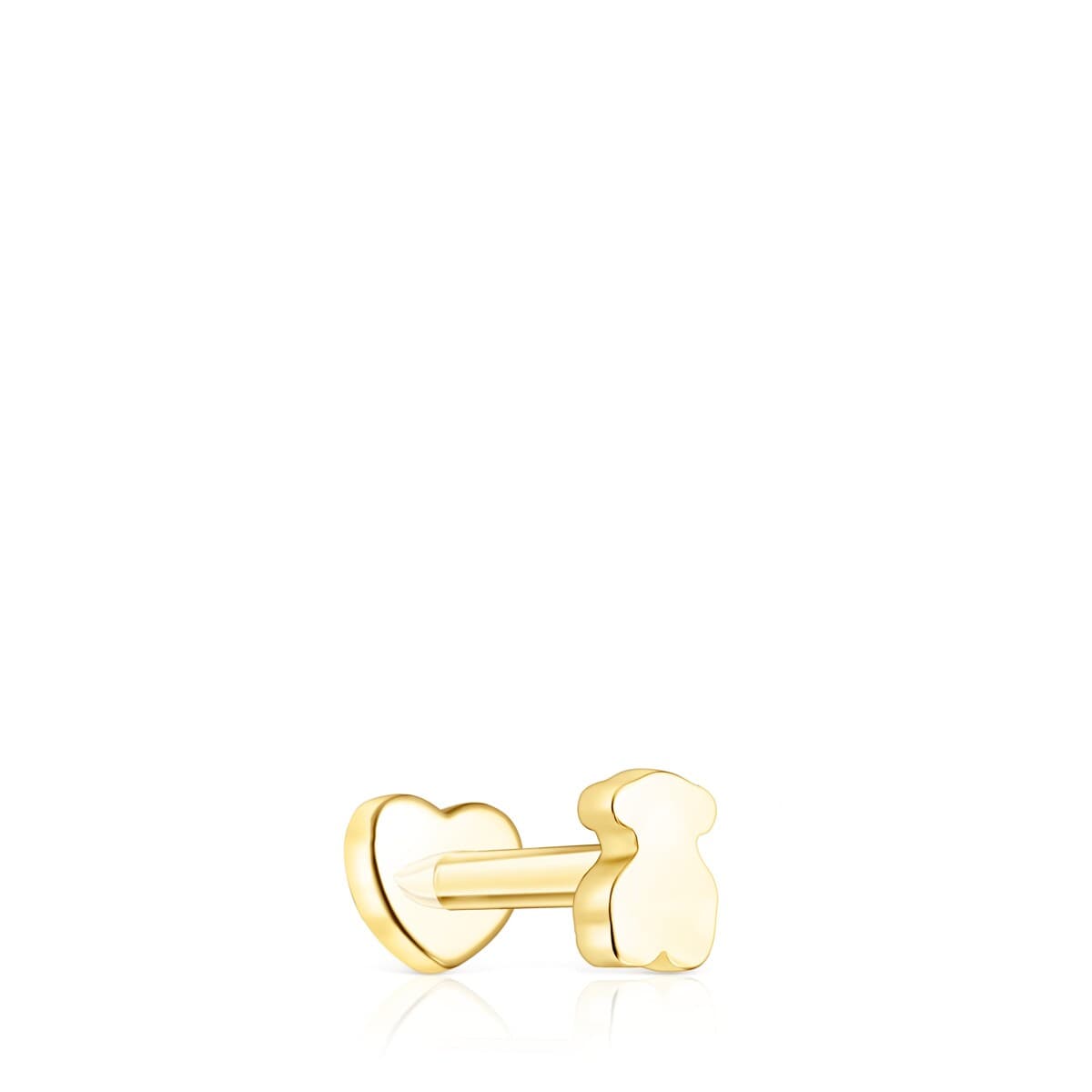 Gold TOUS Basics heart ear Piercing