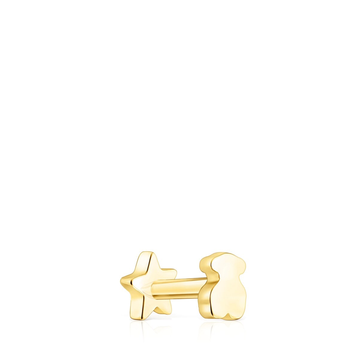 Gold TOUS Basics star ear Piercing