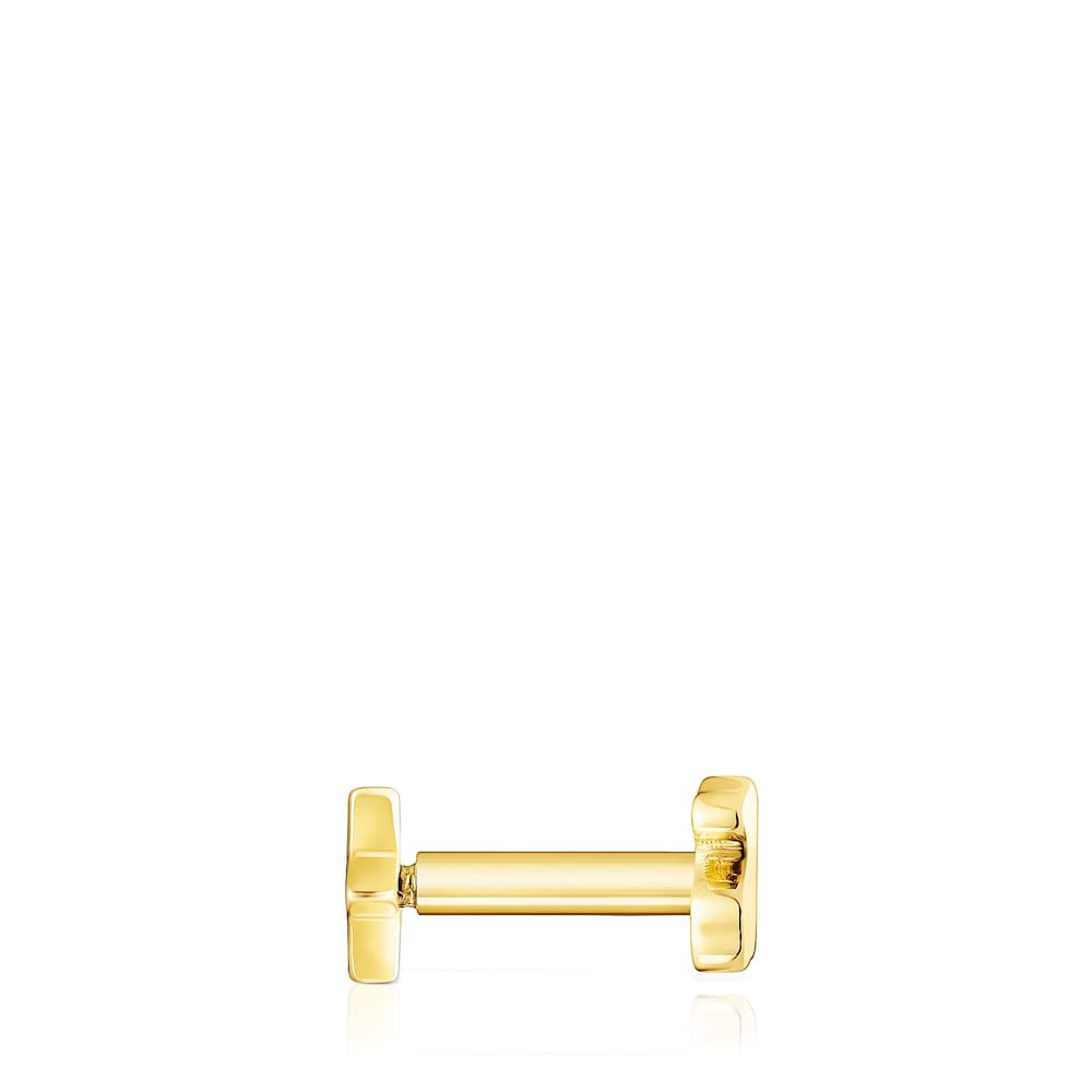 Gold TOUS Basics star ear Piercing