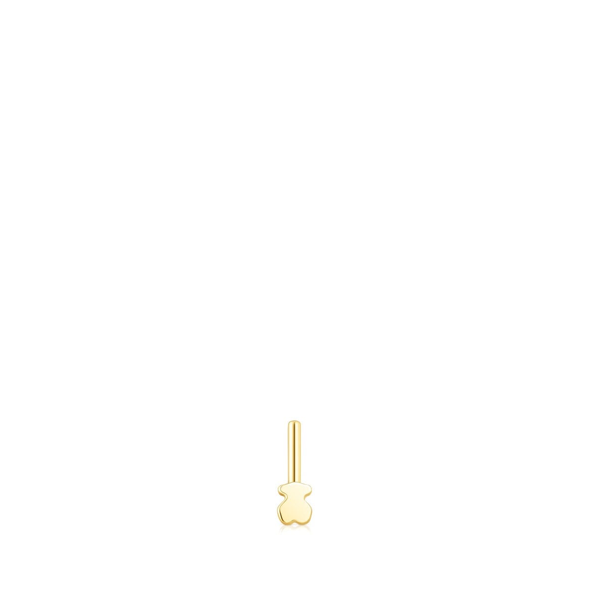 Gold TOUS Basics bear nose Piercing