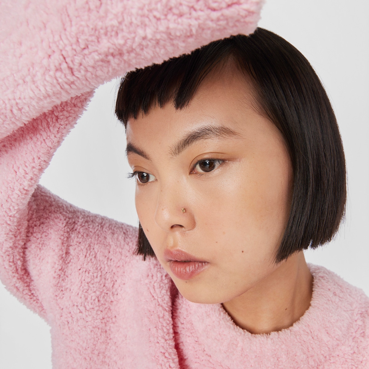Gold TOUS Basics bear nose Piercing