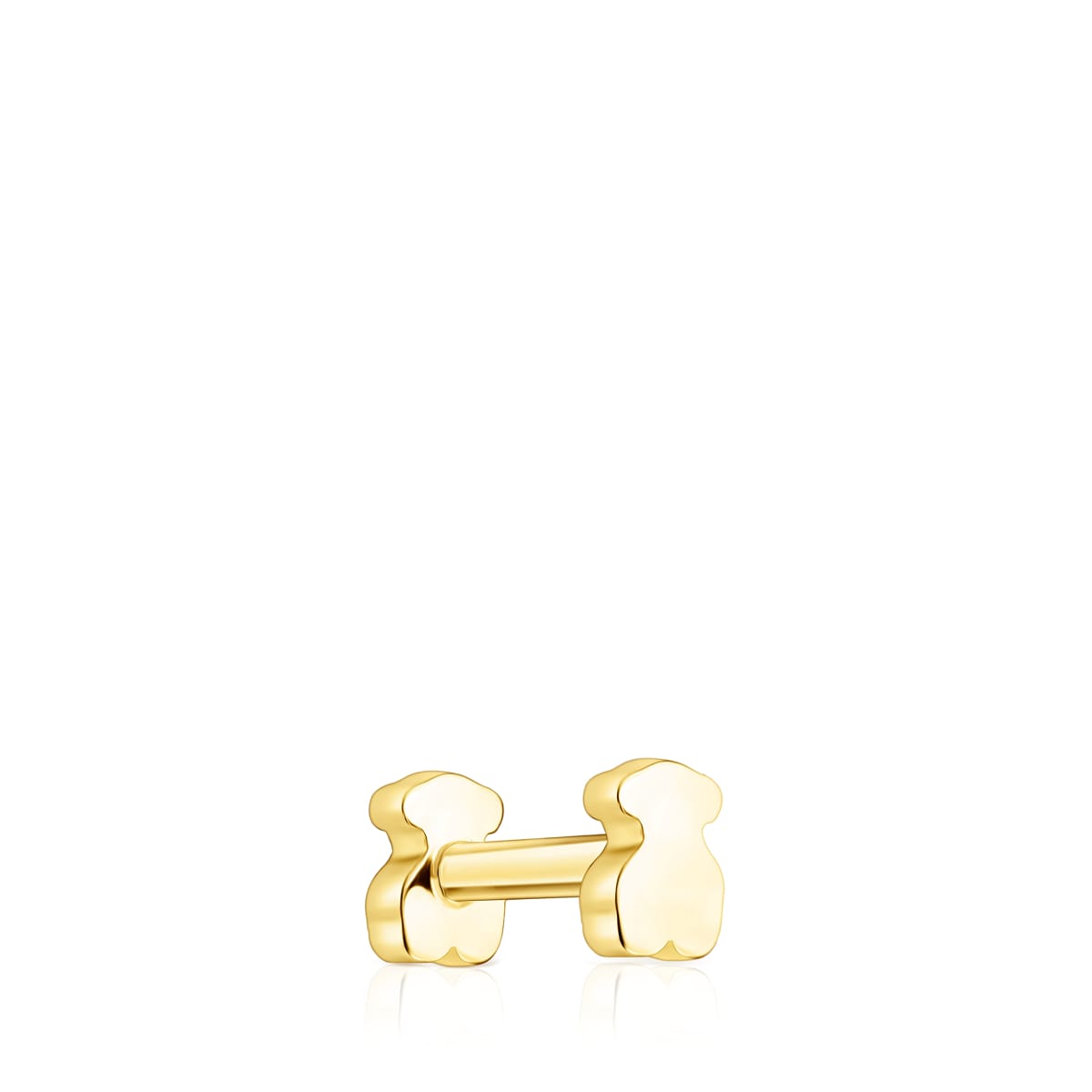 Gold TOUS Basics bear ear Piercing