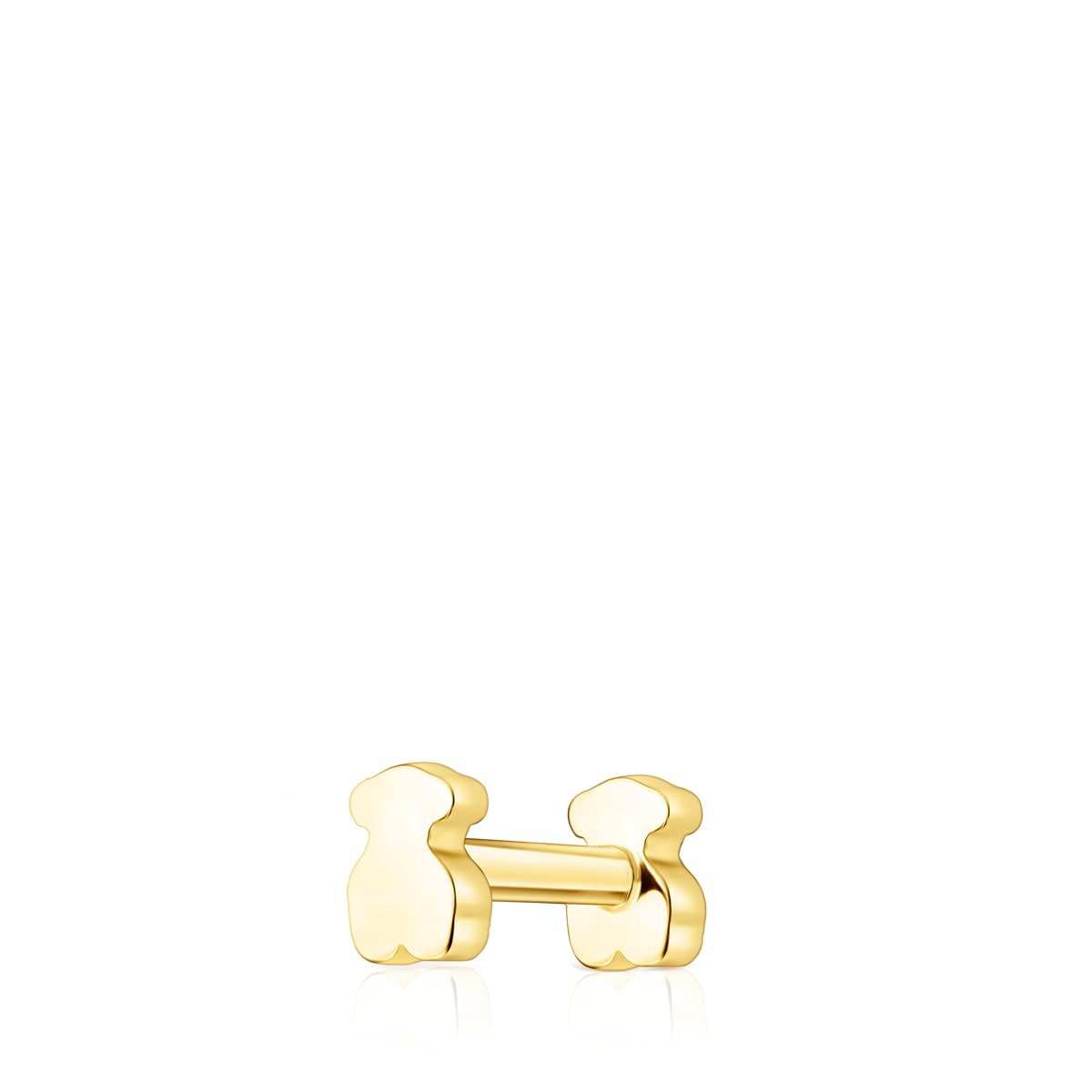 Gold TOUS Basics bear ear Piercing