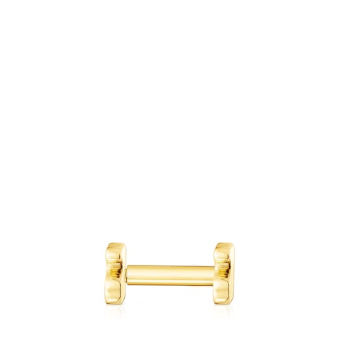 Piercing de oreja TOUS Basics oso de oro