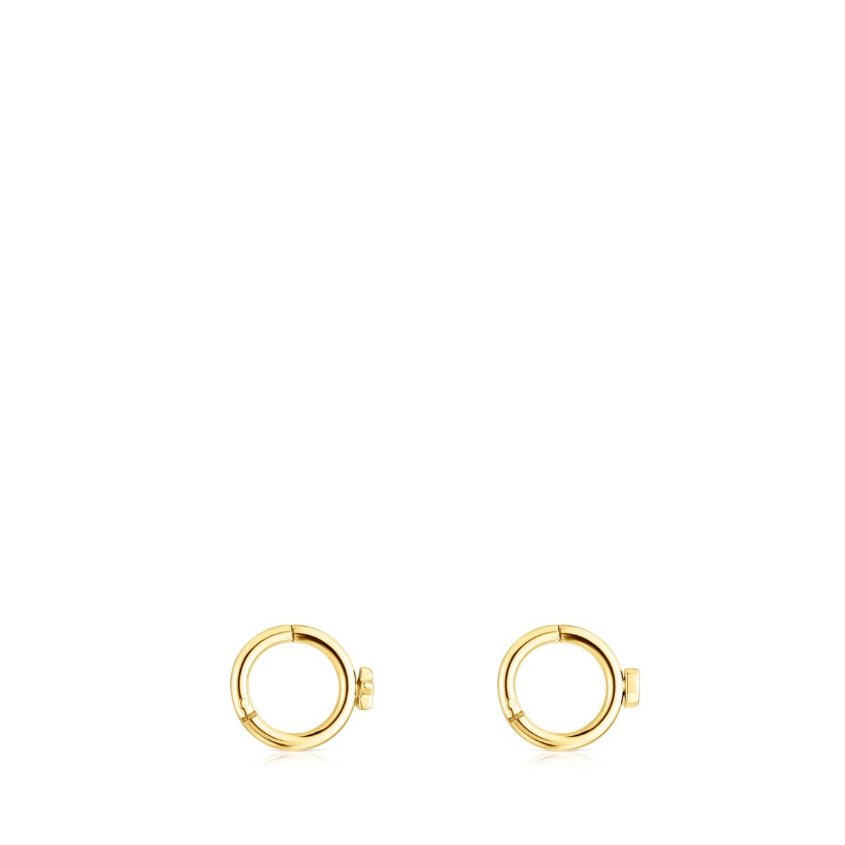 Gold-colored IP Steel TOUS Basics ear Piercing