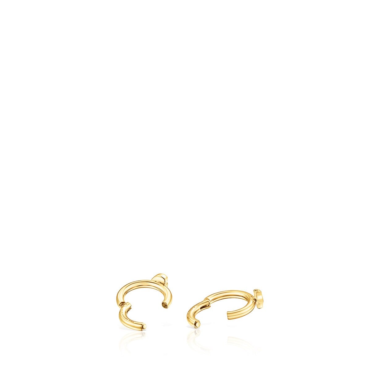 Gold-colored IP Steel TOUS Basics ear Piercing