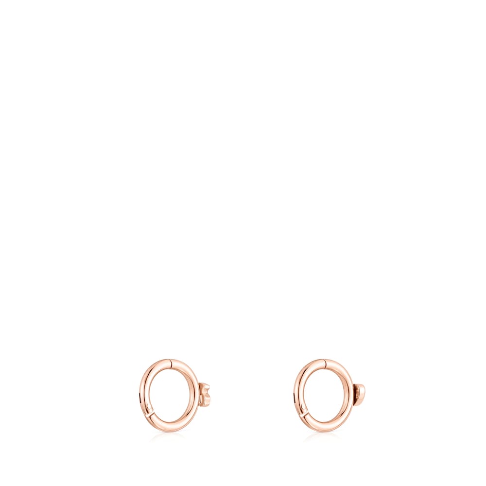 Piercing de oreja TOUS Basics de acero IP rosado Piercing de oreja TOUS Basics de acero IP rosado