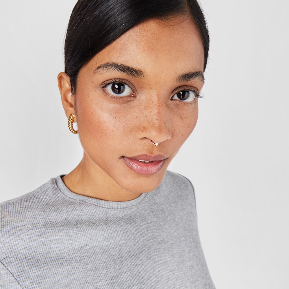 Pack de Aros septum TOUS Basics de acero tricolor image number 6