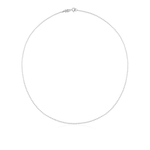 Gargantilla de plata con bolas, 50 cm Chain