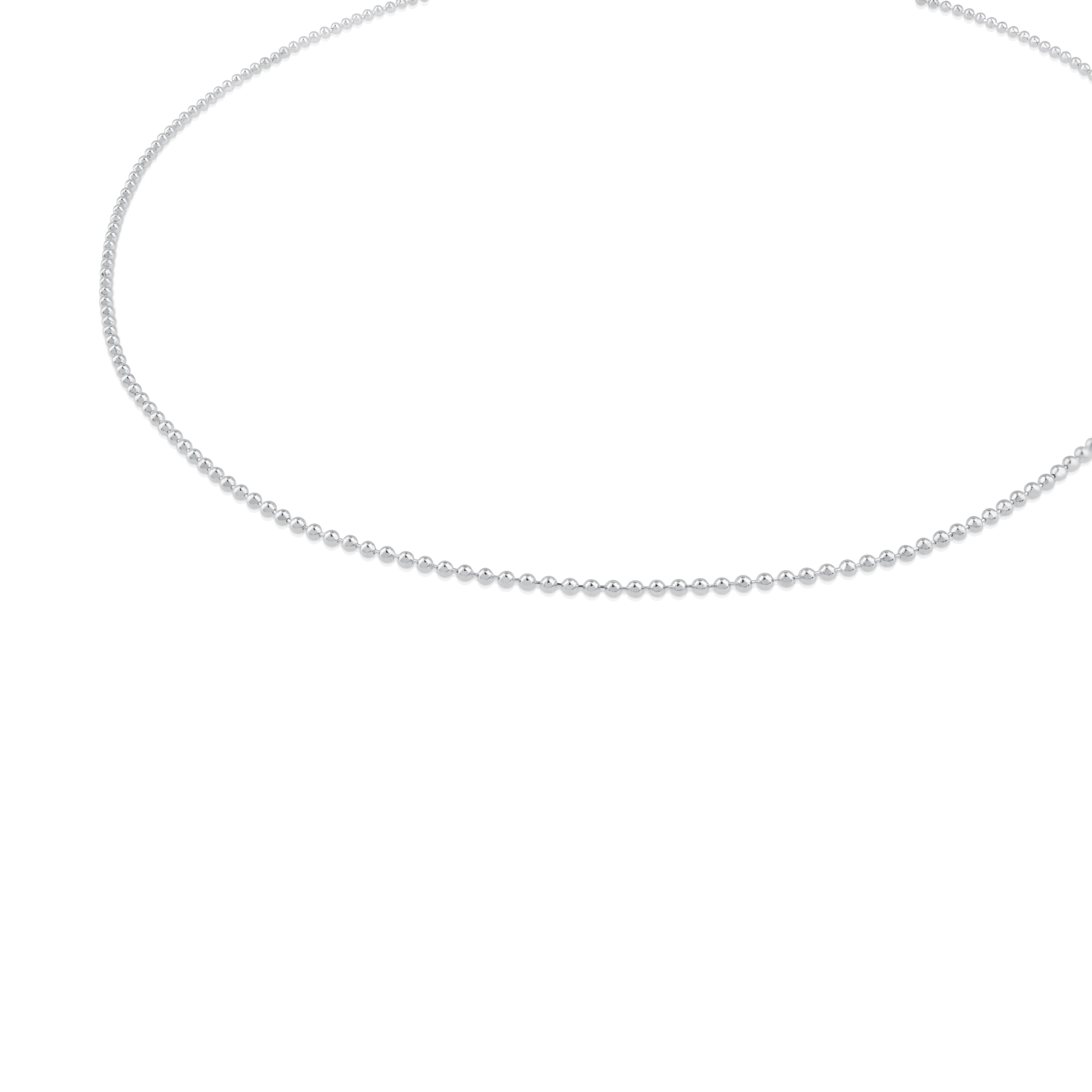 Silver TOUS Chain Choker with 1,8mm balls