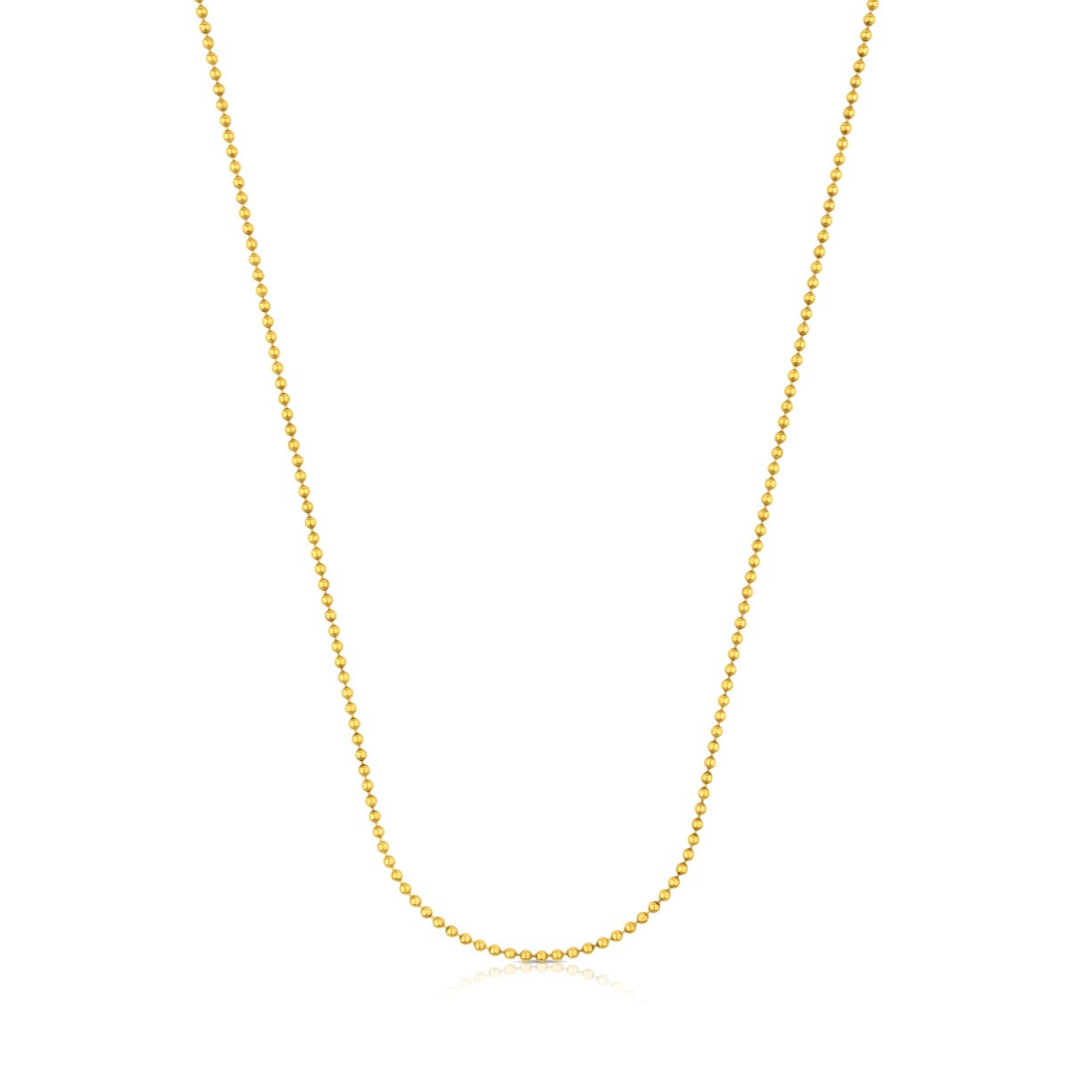 Tous - Cadena Mediana Con Baño De Oro De 18 Kt Sobre Plata De Bolas De 1,8 Mm, 50 Cm Tous Chain - Dorado