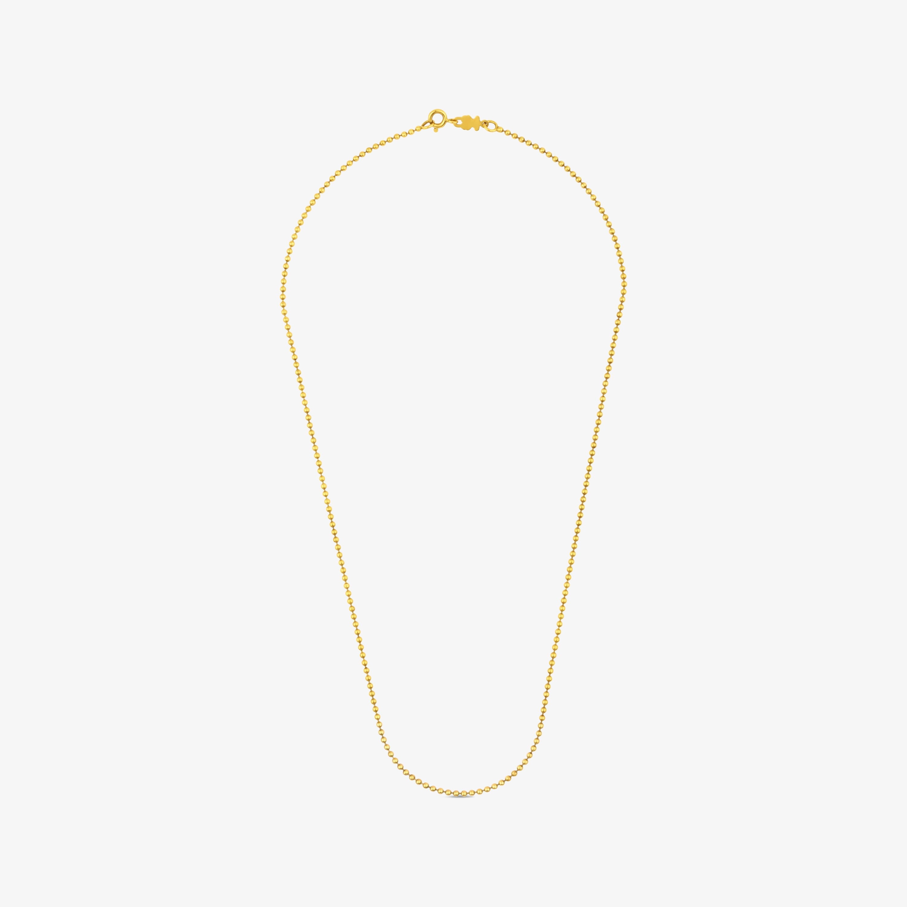 Medium Chain with 18K gold vermeil with 1.8 mm balls measuring 50 cm TOUS Chain