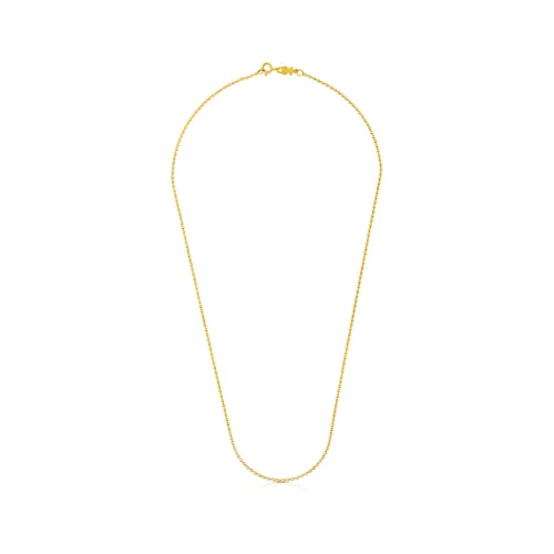 Medium Chain with 18kt gold plating over silver with 1,8 mm balls measuring 50 cm TOUS Chain