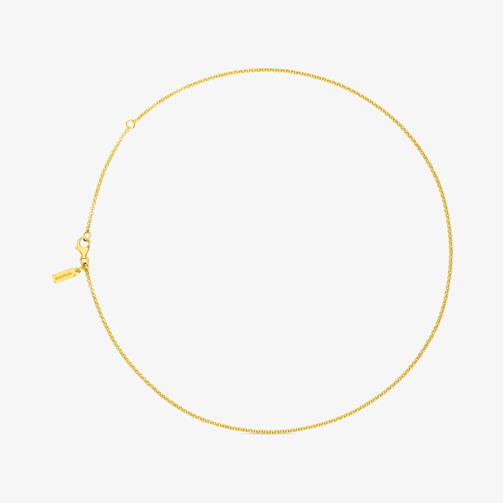 Gargantilla con ba&ntilde;o de oro 18 kt sobre plata TOUS Chain