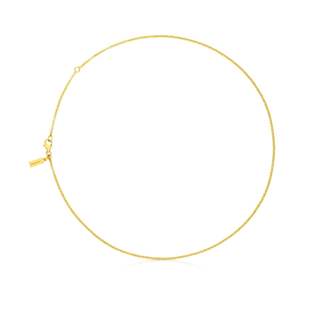 Vermeil Silver TOUS Chain Choker 40cm