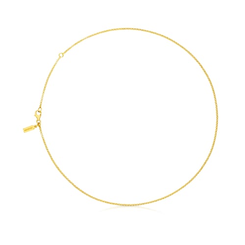 Vermeil Silver TOUS Chain Choker 40cm