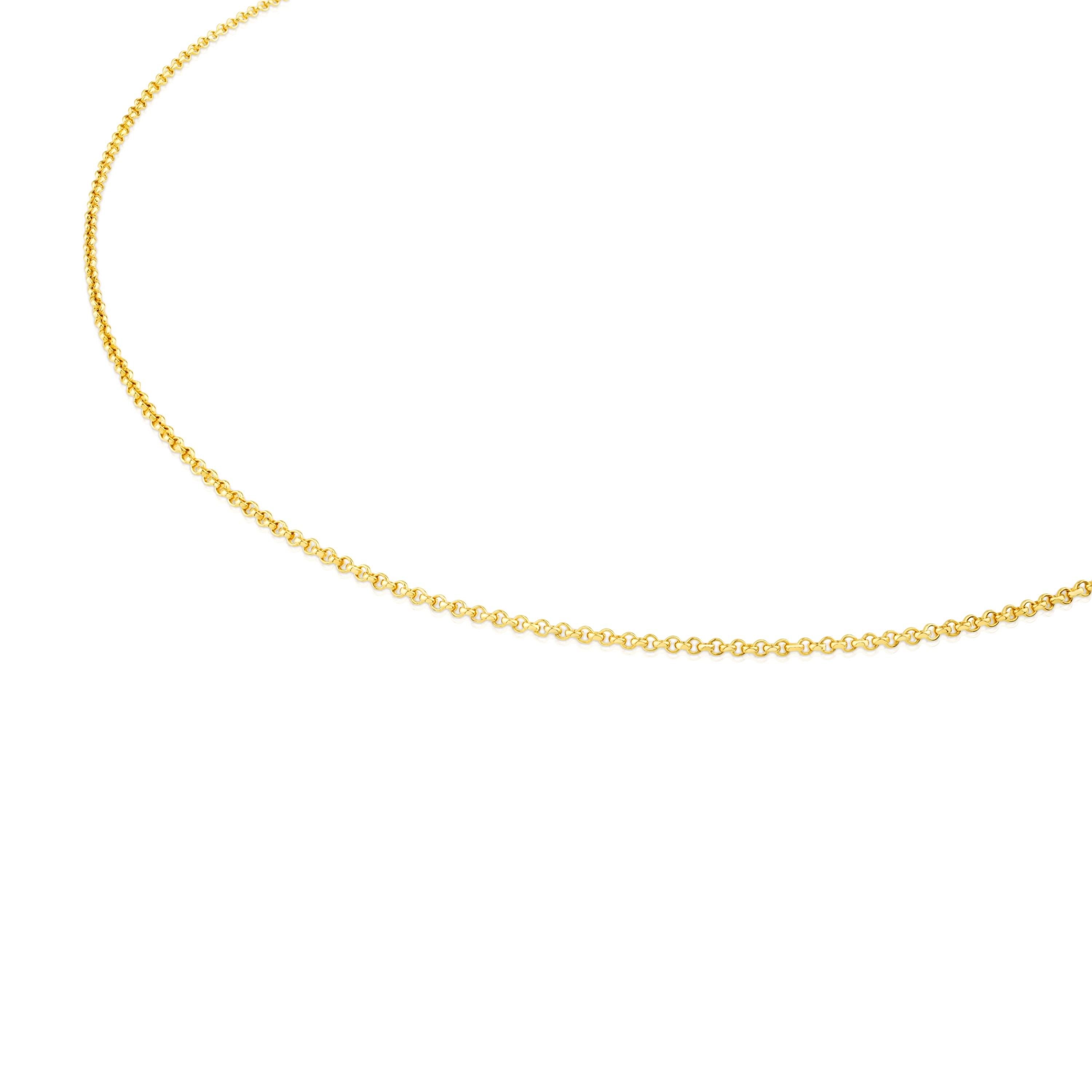 Vermeil Silver TOUS Chain Choker 40cm