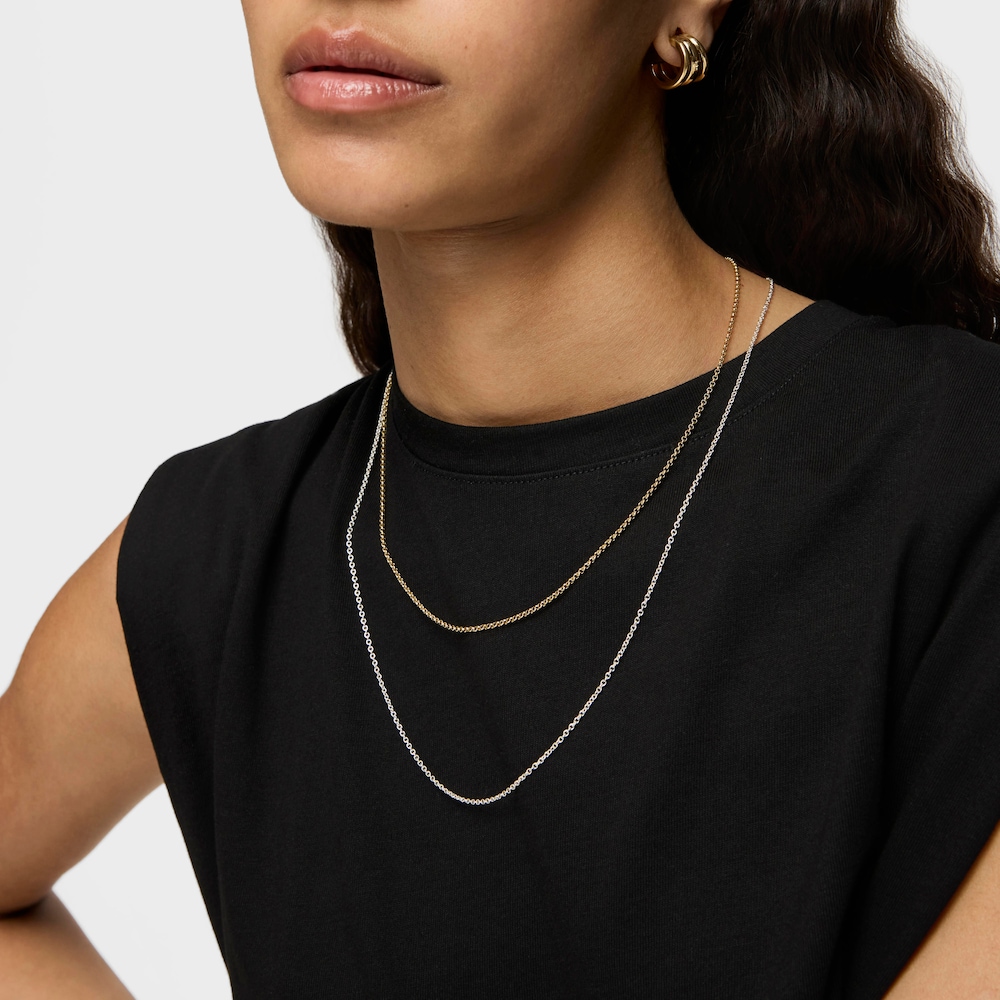 Vermeil Silver TOUS Chain Choker 40cm