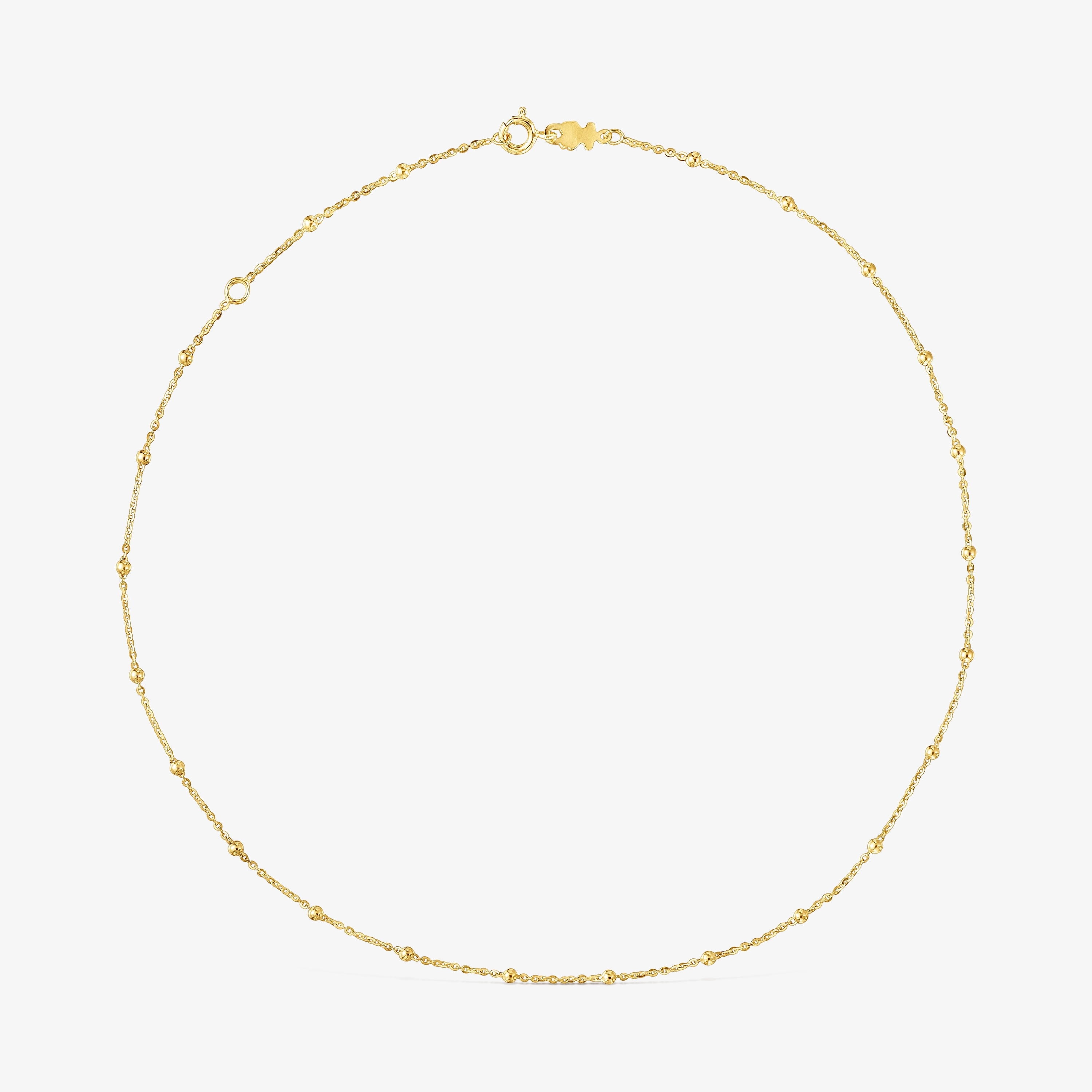 Choker with 18K gold vermeil and alternating balls TOUS Basics