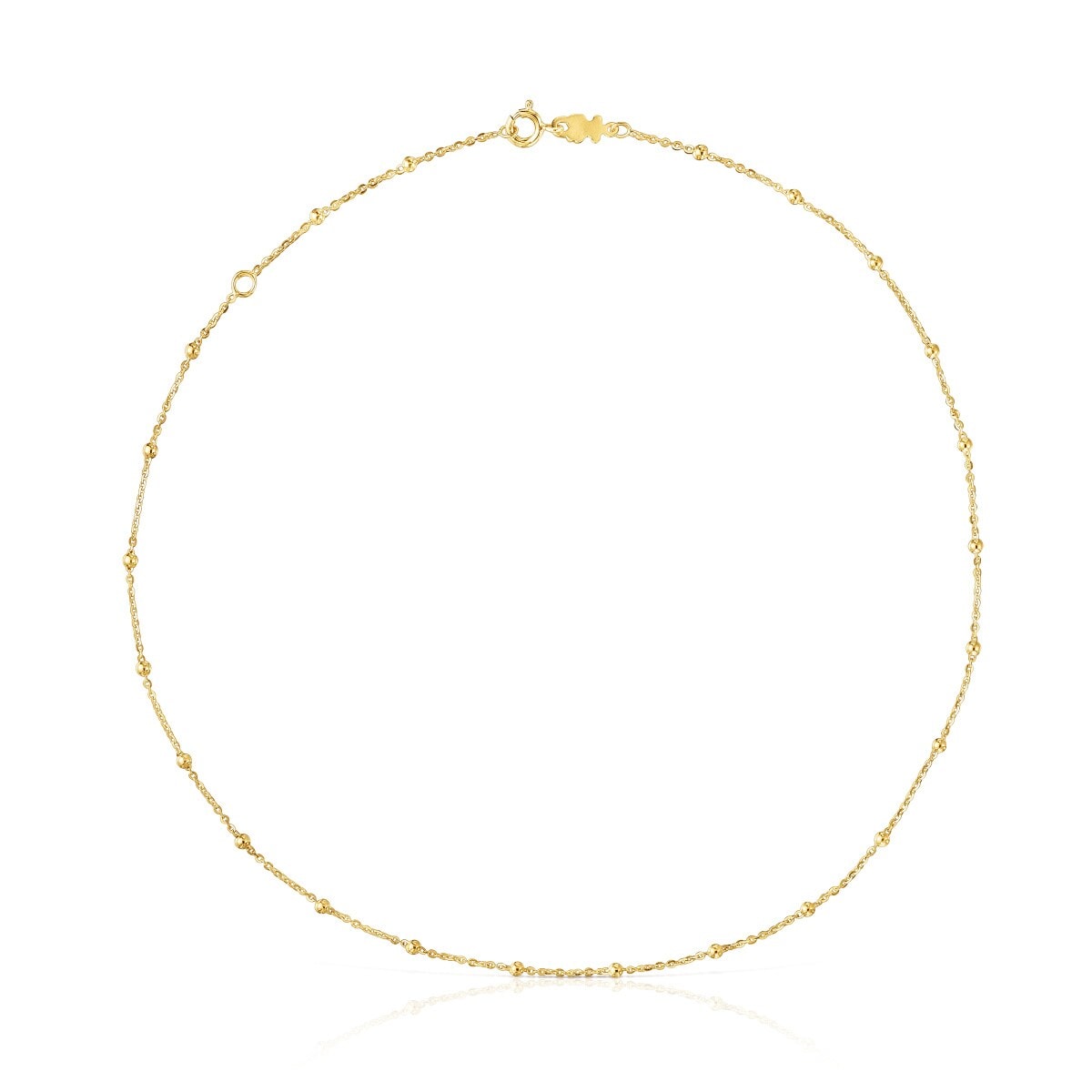 Choker with 18kt gold plating over silver and alternating balls TOUS Basics