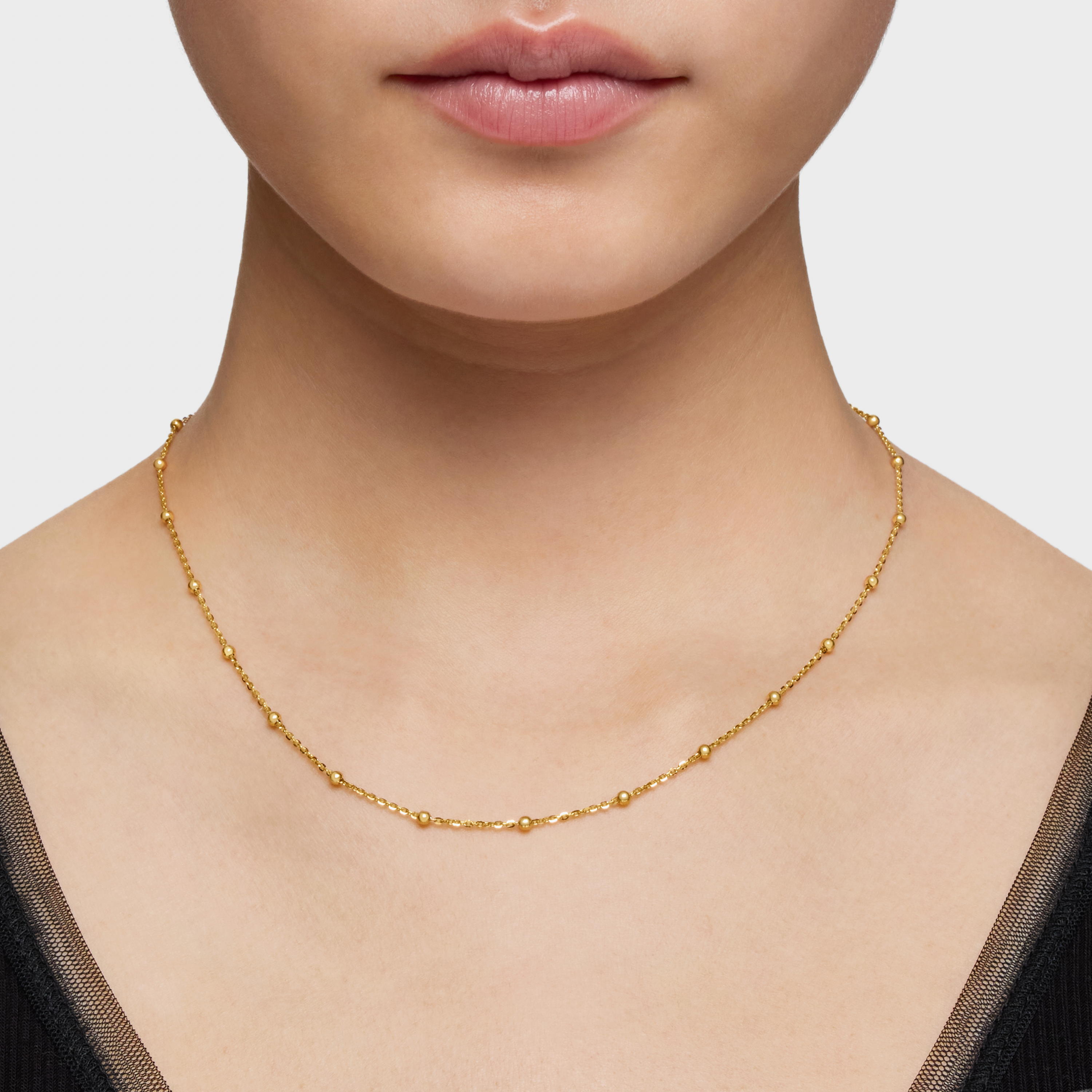 Choker with 18K gold vermeil and alternating balls TOUS Basics