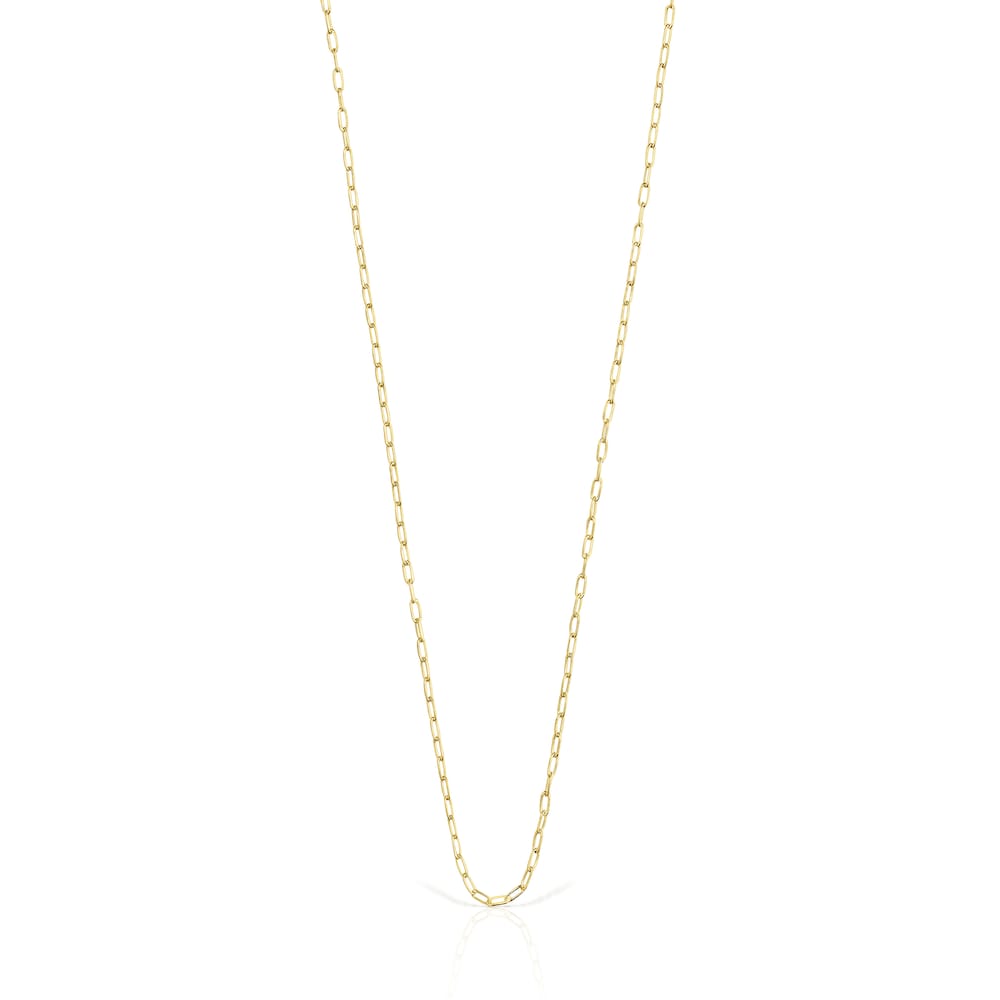 Silver vermeil TOUS Basics rectangular link Choker