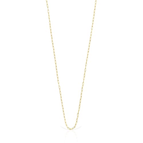 Silver vermeil TOUS Basics rectangular link Choker