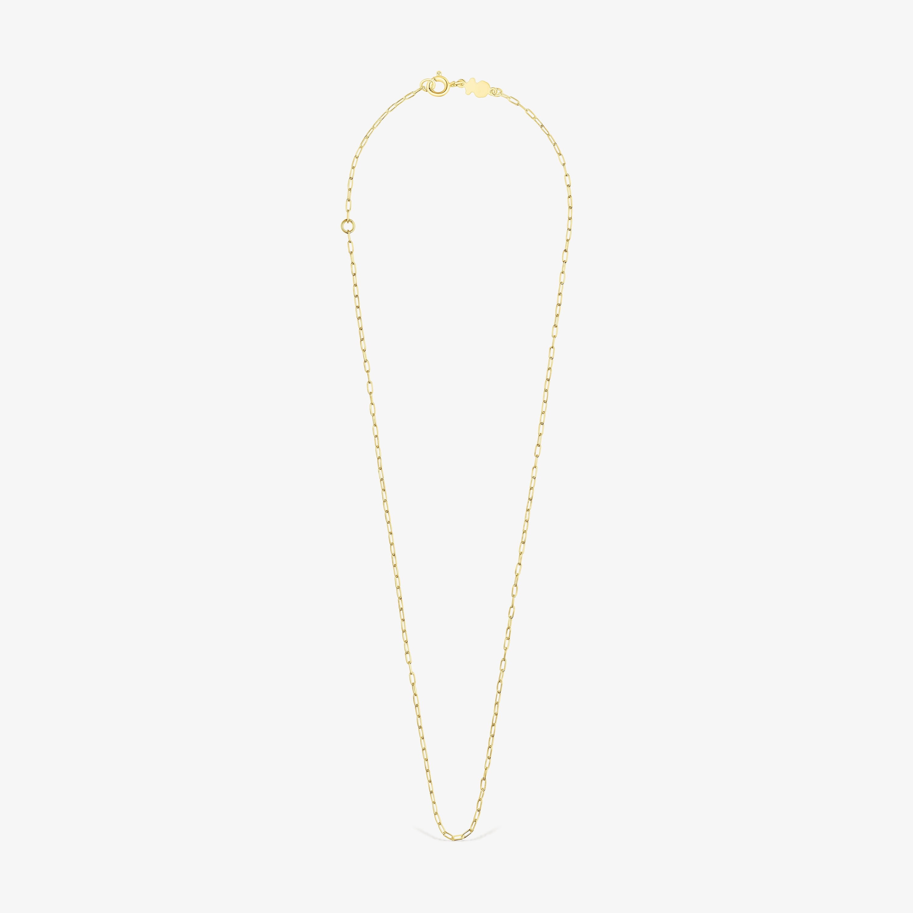 Silver vermeil TOUS Basics rectangular link Choker