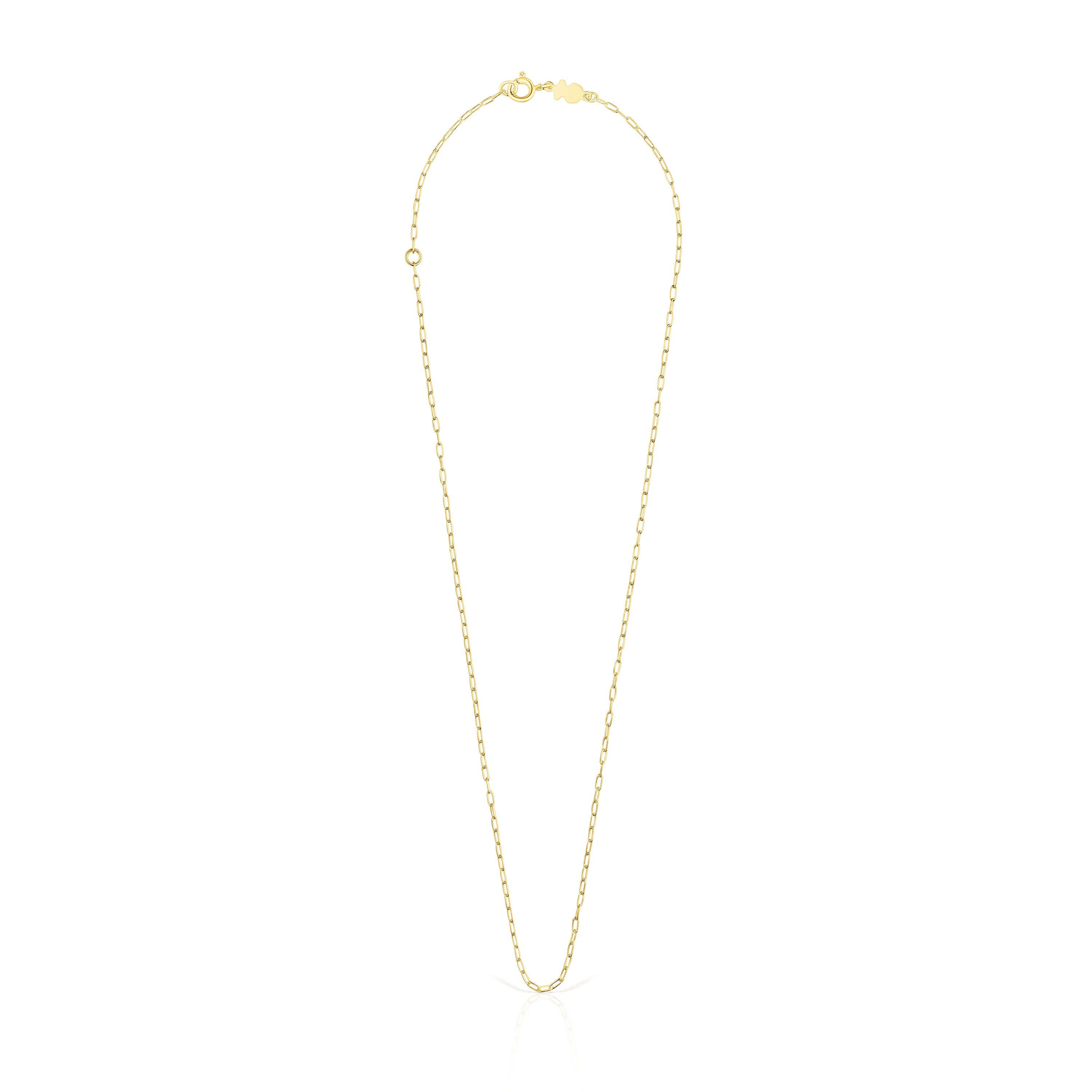 Silver vermeil TOUS Basics rectangular link Choker