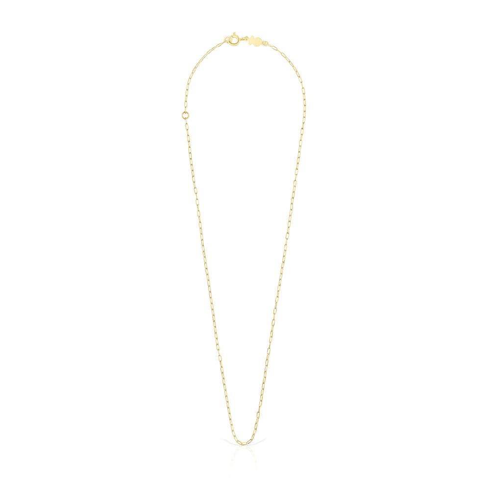 Silver vermeil TOUS Basics rectangular link Choker